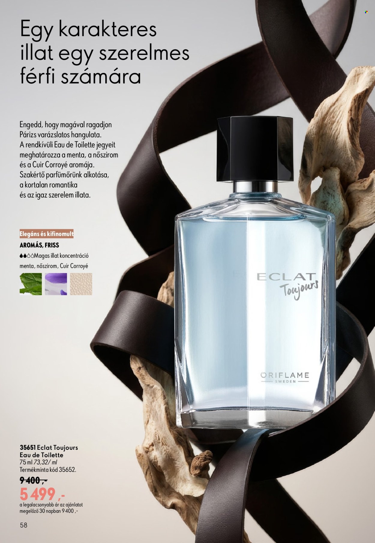 Oriflame akciós újságok - 2026.09.09 - 2026.09.29. Oldal 58