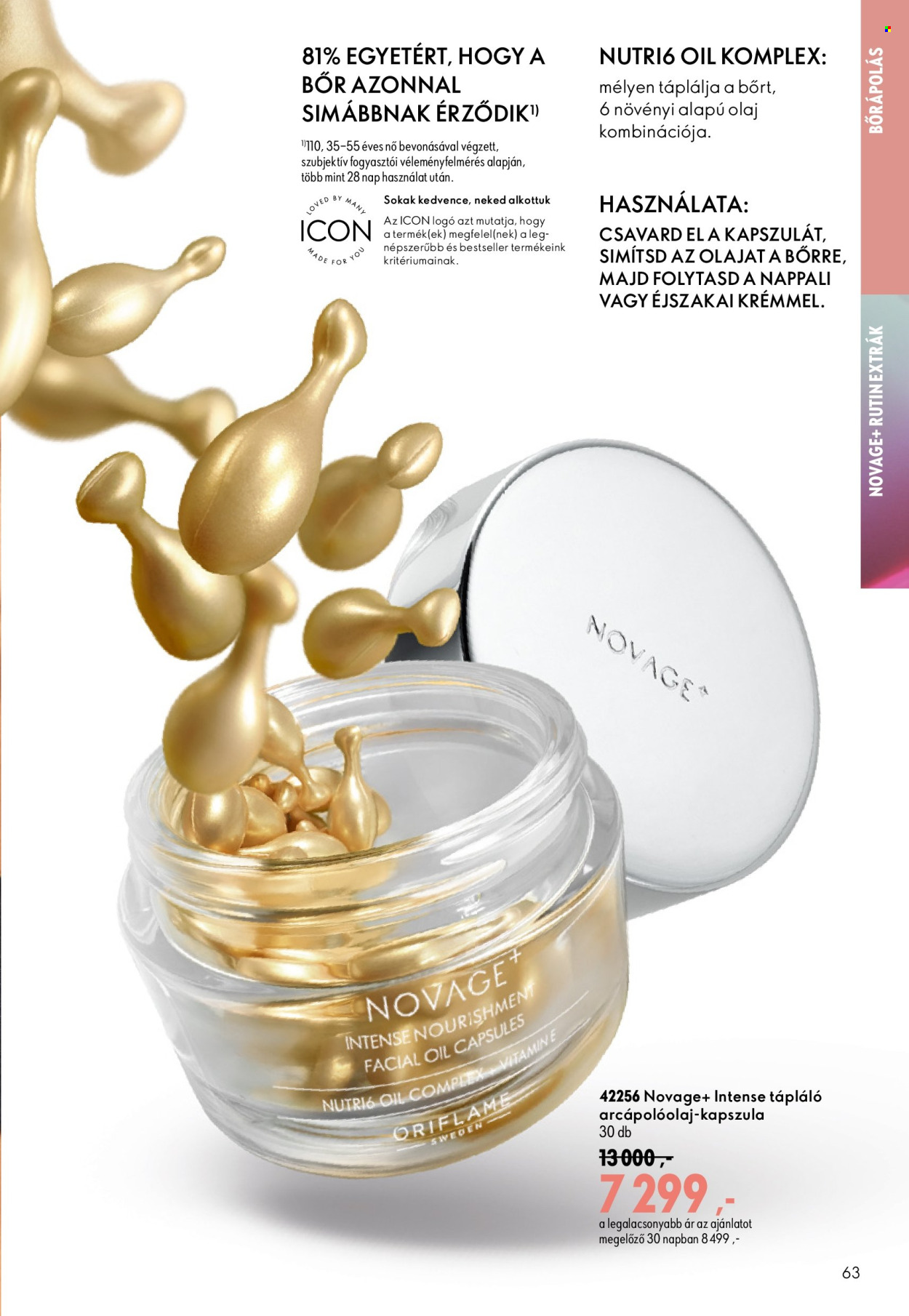 Oriflame akciós újságok - 2026.09.09 - 2026.09.29. Oldal 63