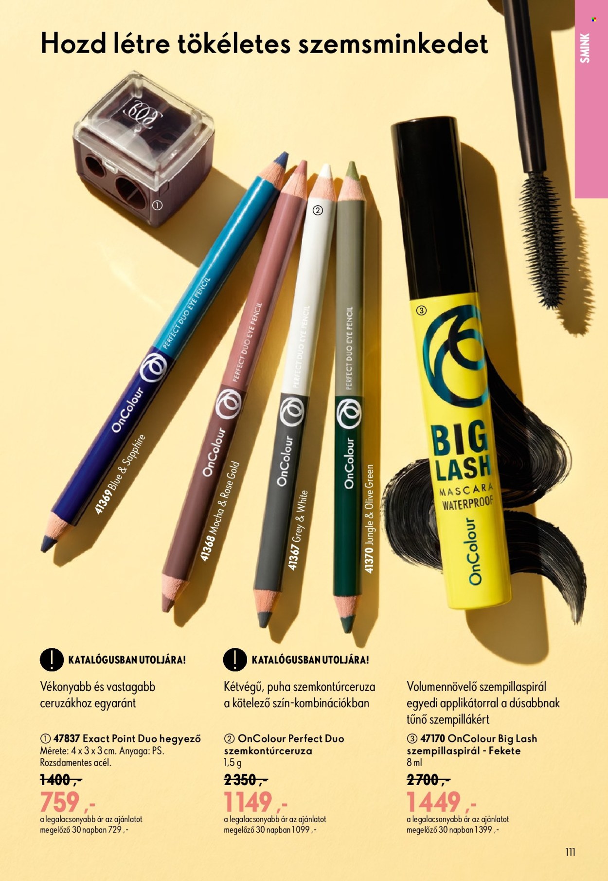 Oriflame akciós újságok - 2026.09.09 - 2026.09.29. Oldal 111