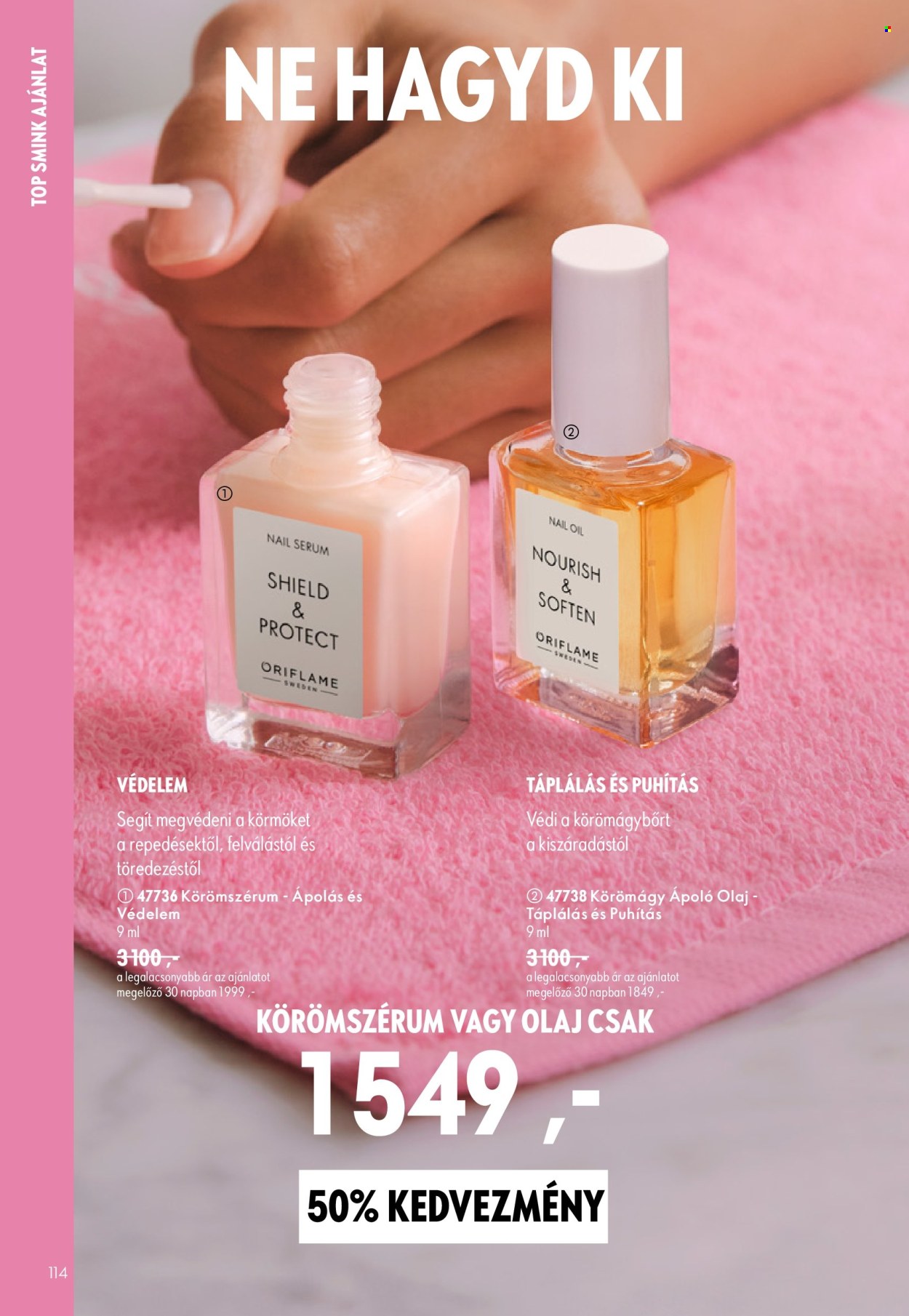 Oriflame akciós újságok - 2026.09.09 - 2026.09.29. Oldal 114