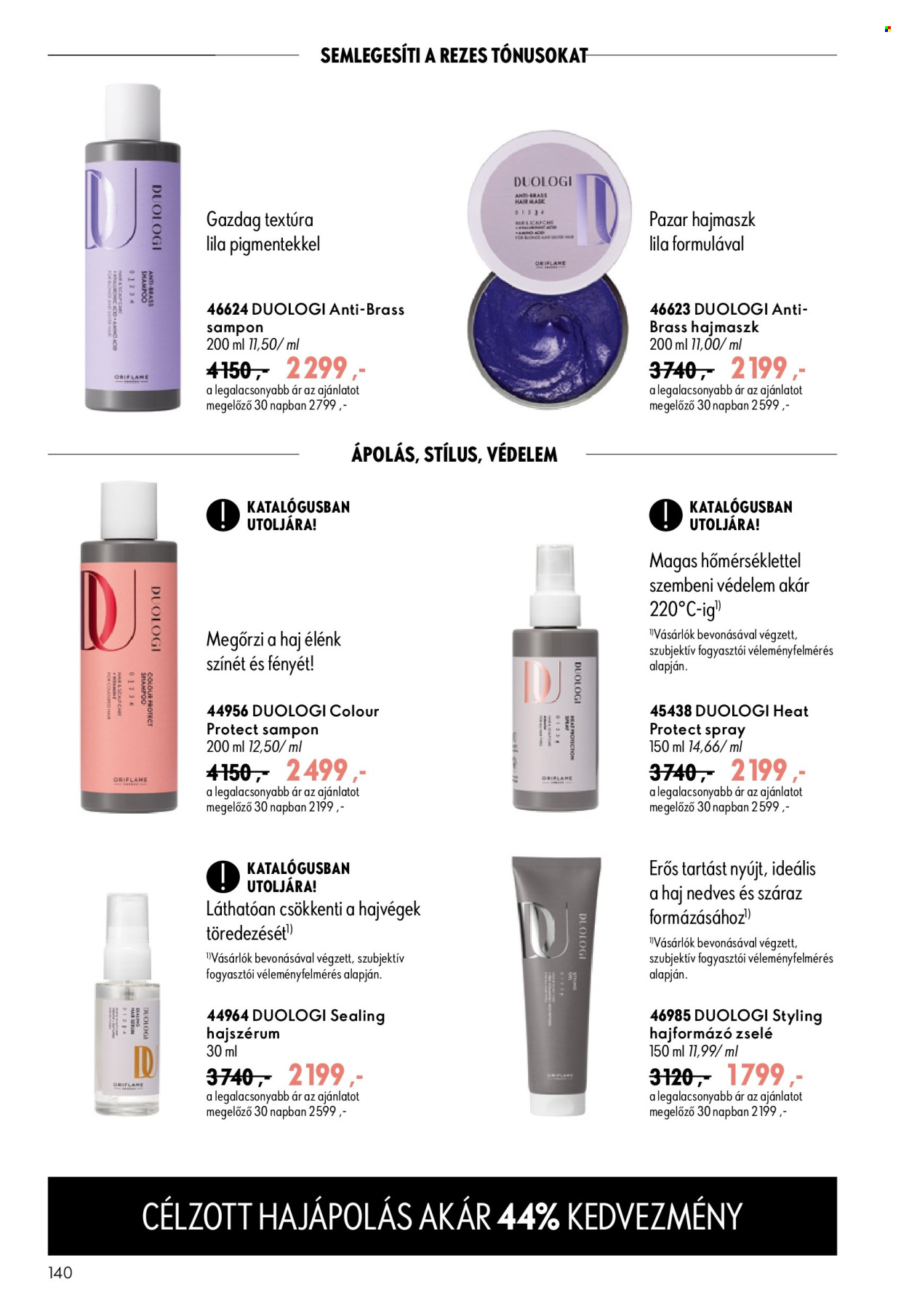Oriflame akciós újságok - 2026.09.09 - 2026.09.29. Oldal 140