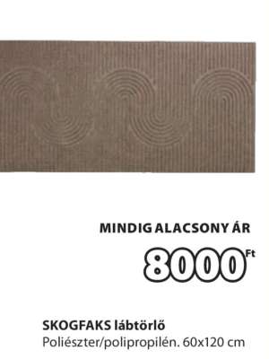 SKOGFAKS lábtörlő