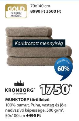 MUNKTORP törölköző