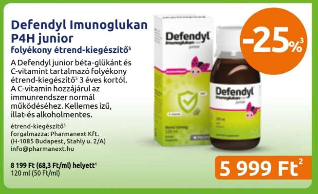 Defendyl Imunoglukan P4H junior