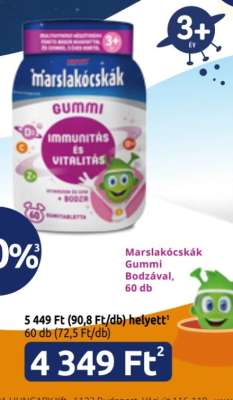 Marslakócsák Gummi Bodzával, 60 db