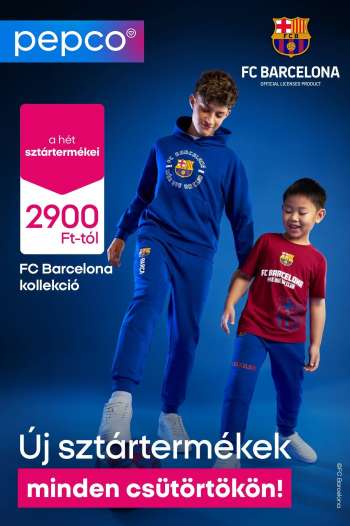 thumbnail - Akciós újság Pepco - FC Barcelona kollekció