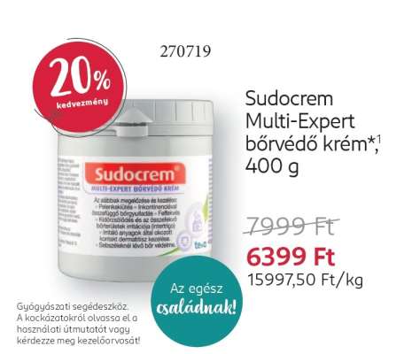 SUDOCREM MULTI-EXPERT BŐRVÉDŐ KRÉM