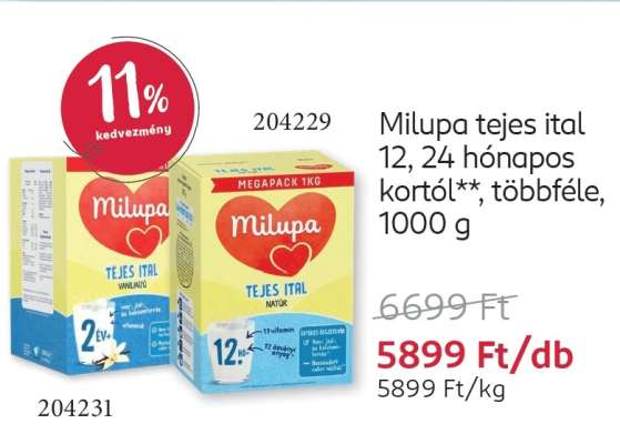 Milupa tejes ital