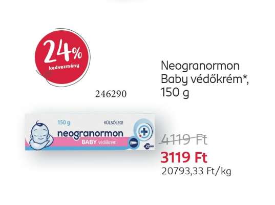 Neogranormon Baby védőkrém*, 150 g