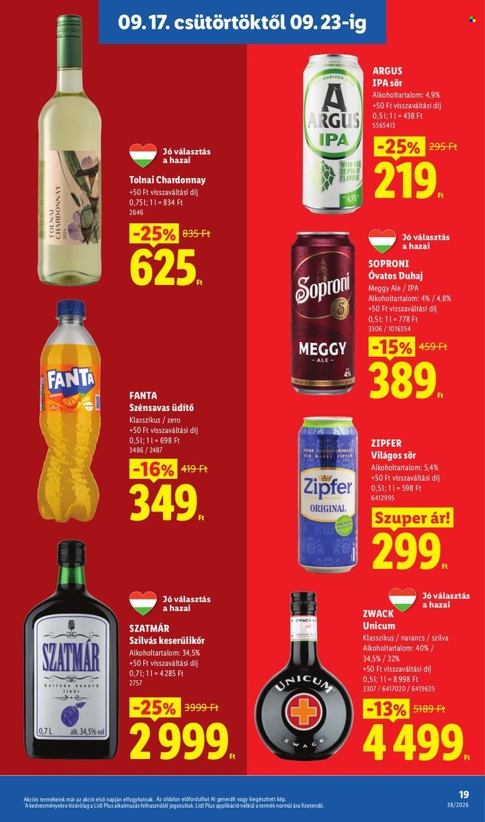 Lidl akciós újságok - 2026.09.17 - 2026.09.23. Oldal 19