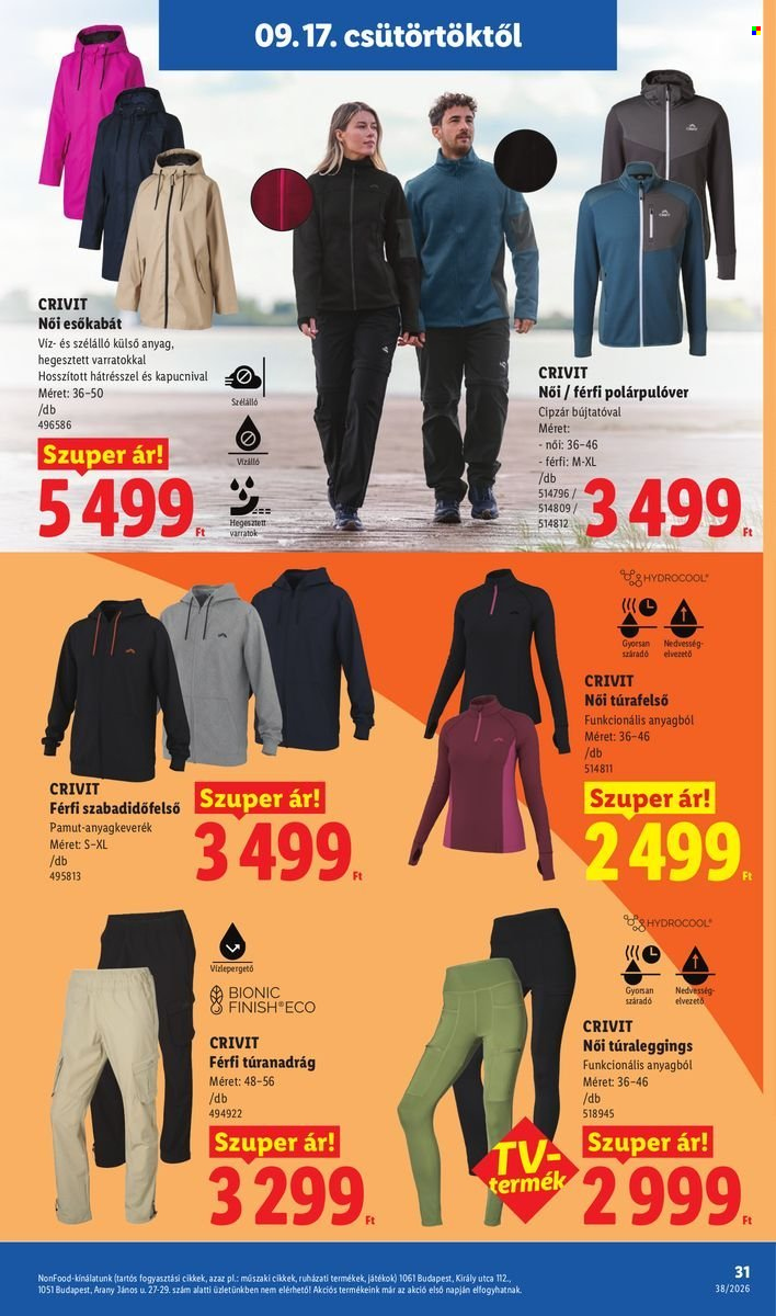Lidl akciós újságok - 2026.09.17 - 2026.09.23. Oldal 31