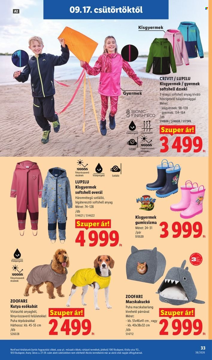 Lidl akciós újságok - 2026.09.17 - 2026.09.23. Oldal 33