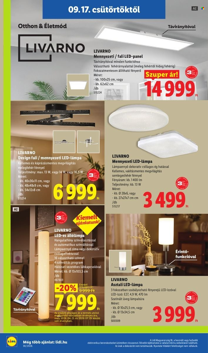 Lidl akciós újságok - 2026.09.17 - 2026.09.23. Oldal 36