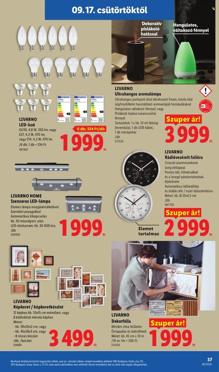 Lidl akciós újságok - 2026.09.17 - 2026.09.23. Oldal 37