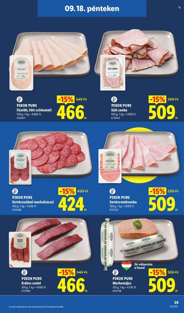 Lidl akciós újságok - 2026.09.17 - 2026.09.23. Oldal 39