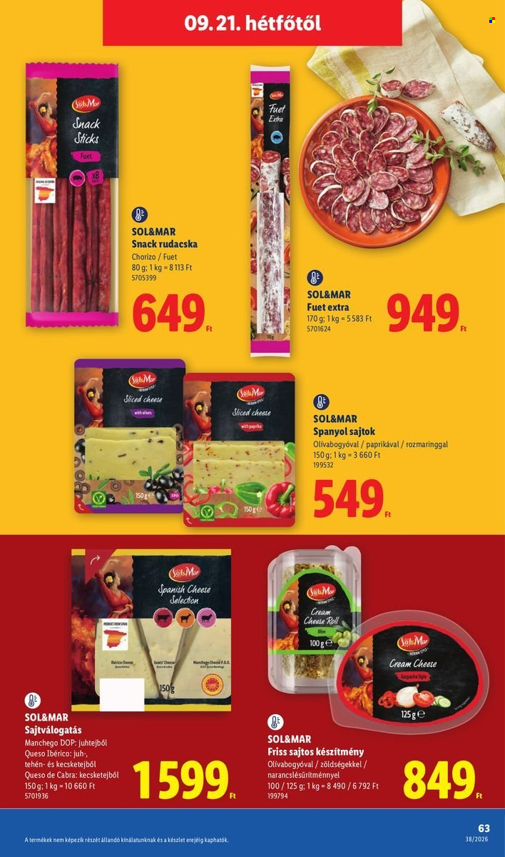 Lidl akciós újságok - 2026.09.17 - 2026.09.23. Oldal 63