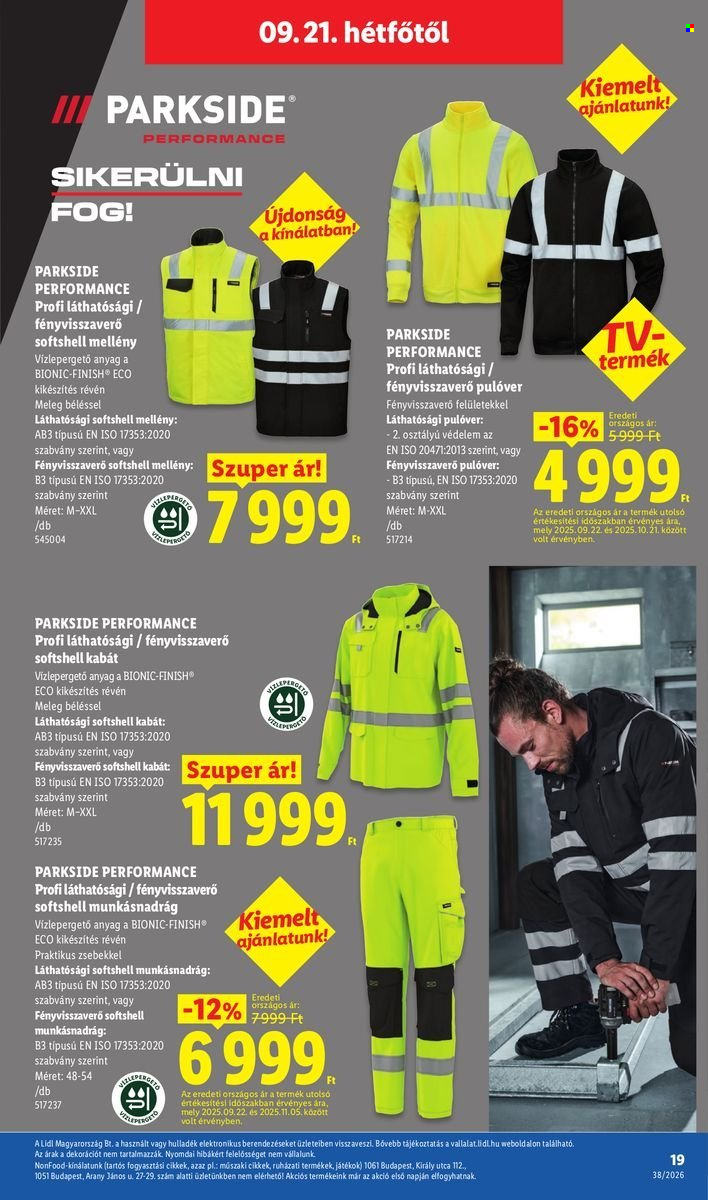 Lidl akciós újságok - 2026.09.17 - 2026.09.23. Oldal 19