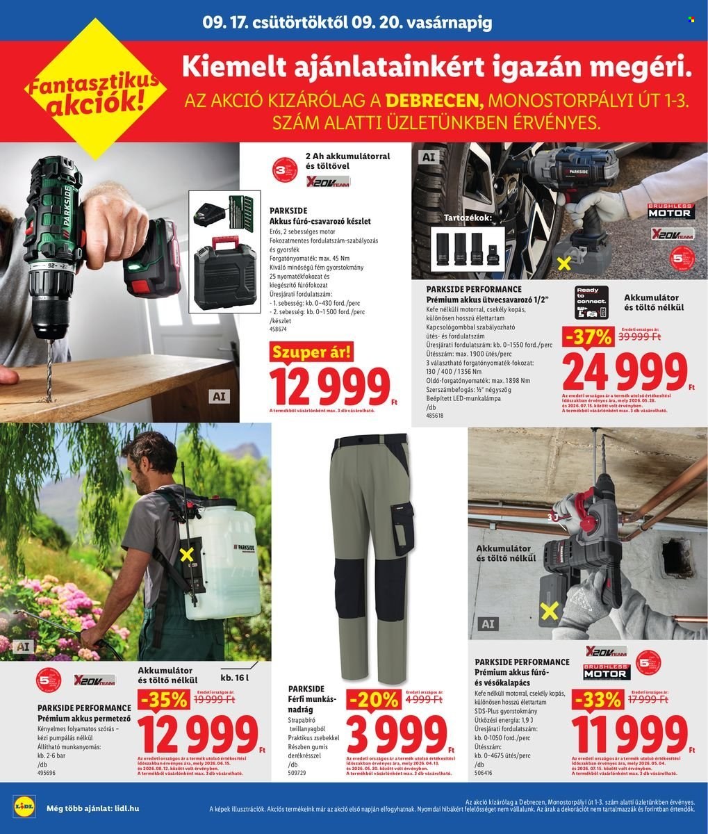 Lidl akciós újságok - 2026.09.17 - 2026.09.20. Oldal 8