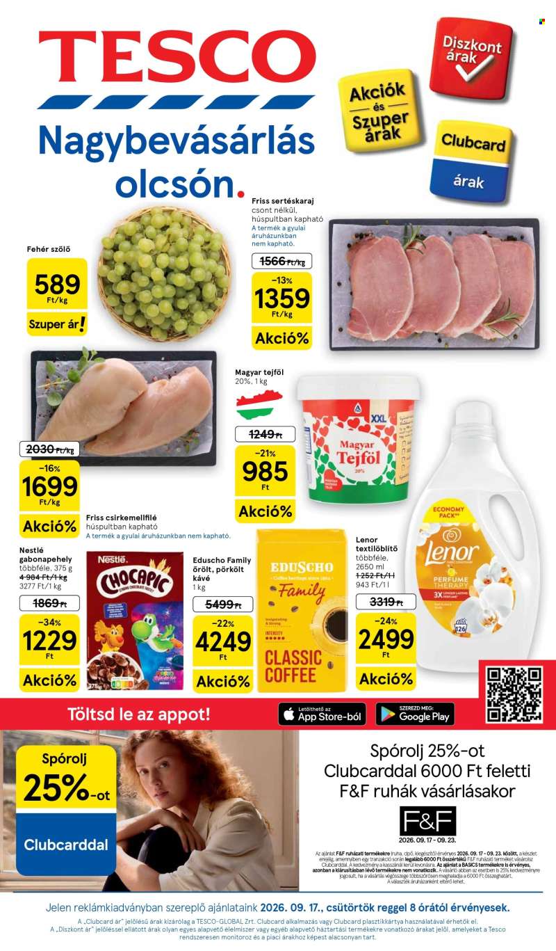 Újság TESCO - 2026.09.17 - 2026.09.23.