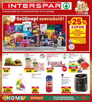 Újság INTERSPAR - 2026.09.17 - 2026.09.23.