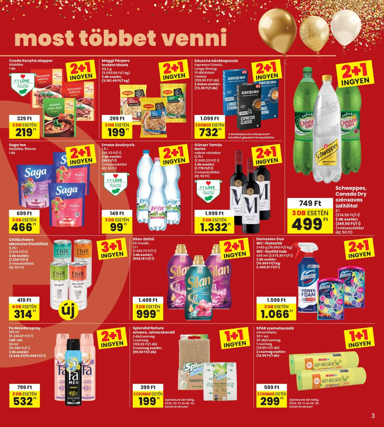INTERSPAR akciós újságok - 2026.09.17 - 2026.09.23. Oldal 3