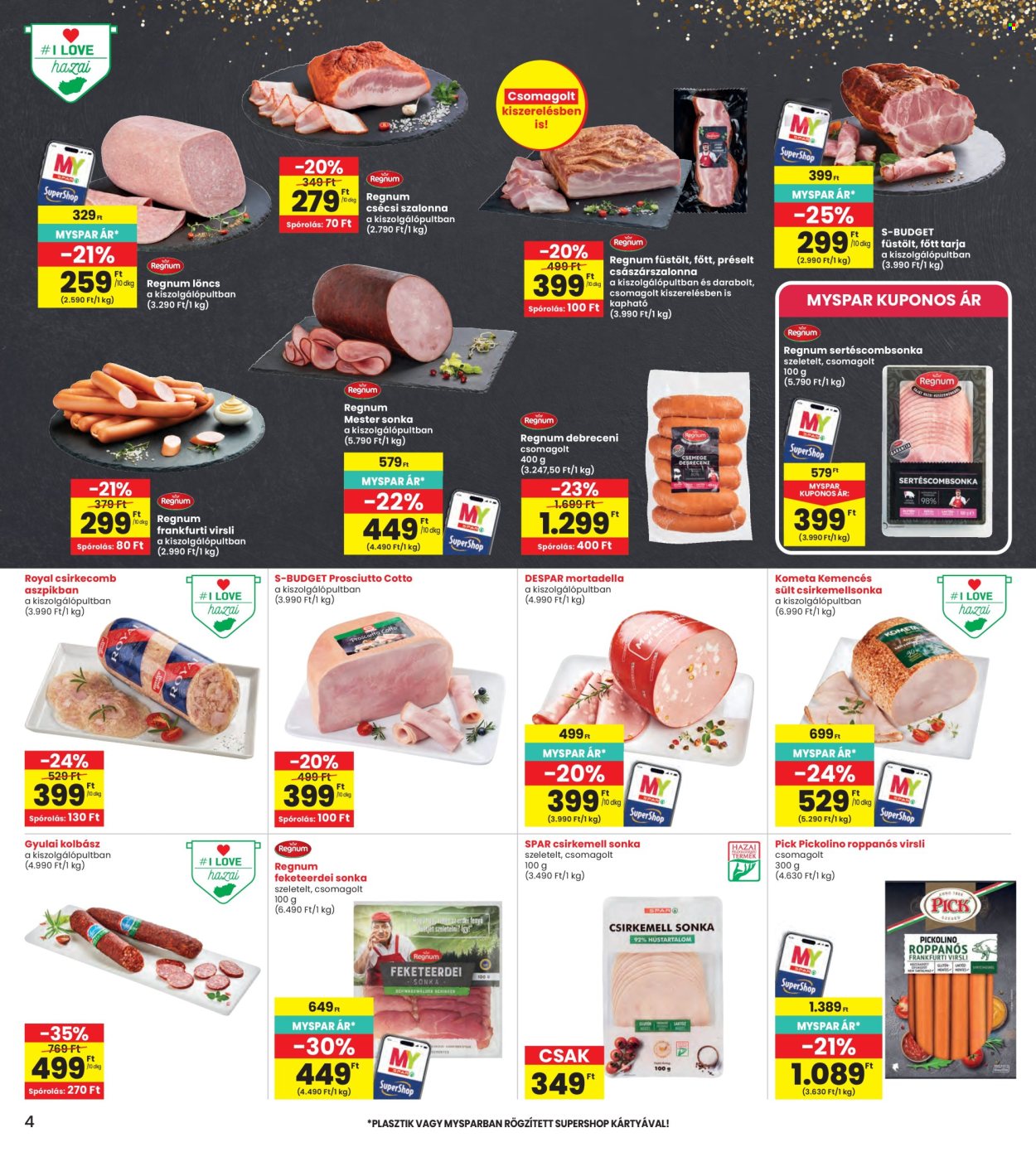 INTERSPAR akciós újságok - 2026.09.17 - 2026.09.23. Oldal 4