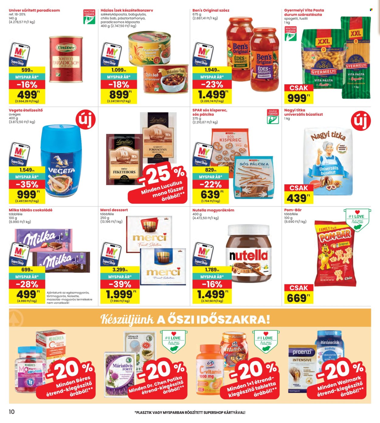 INTERSPAR akciós újságok - 2026.09.17 - 2026.09.23. Oldal 10