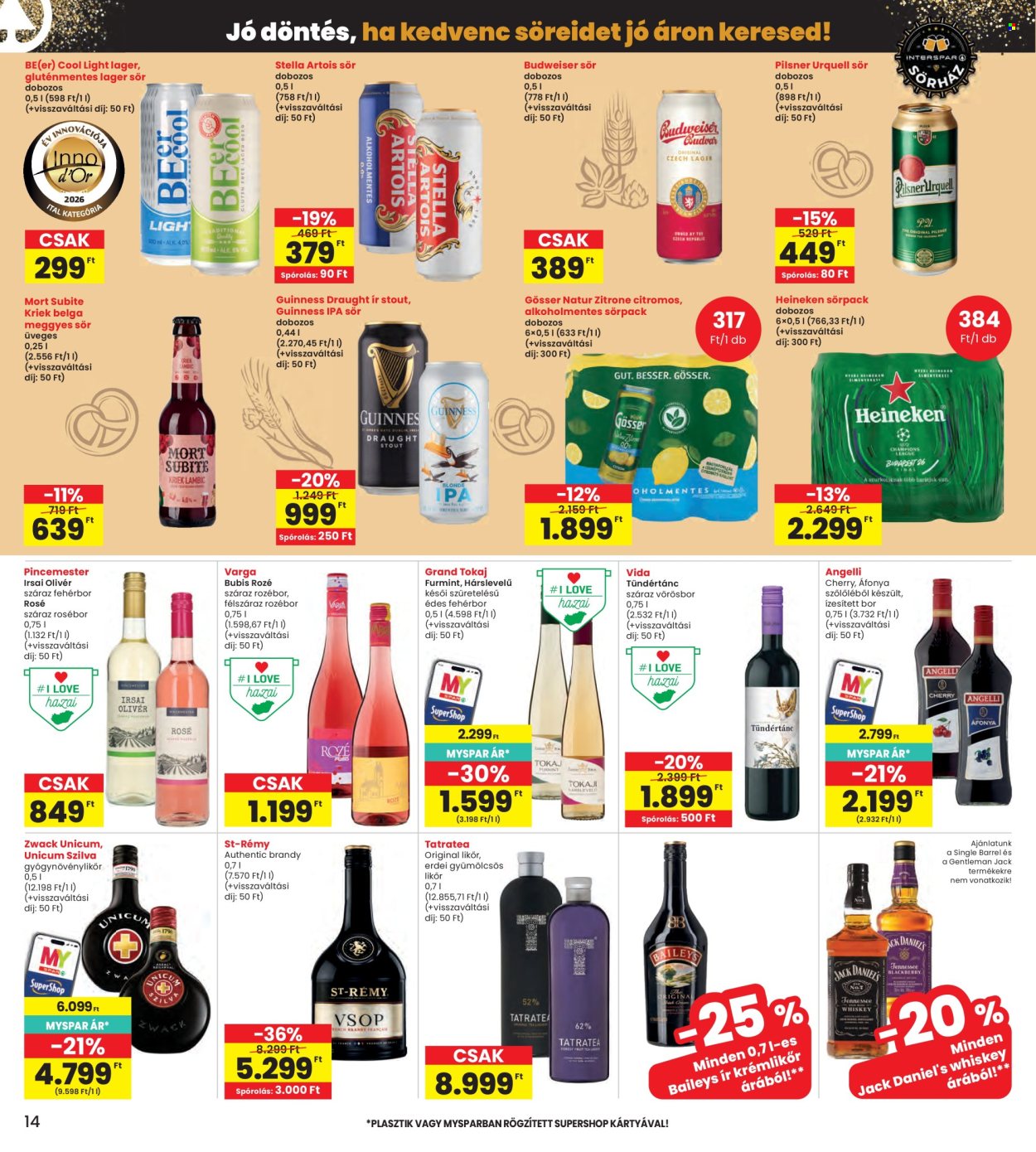 INTERSPAR akciós újságok - 2026.09.17 - 2026.09.23. Oldal 14