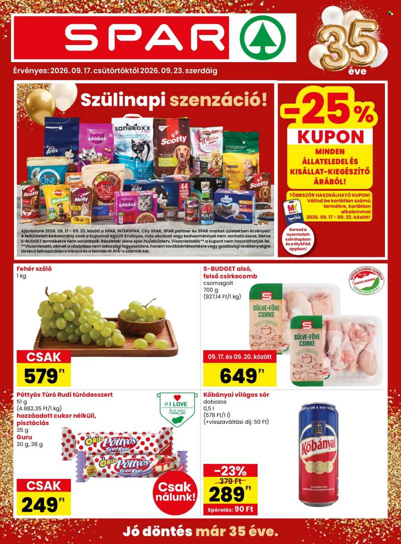 Újság SPAR - 2026.09.17 - 2026.09.23.