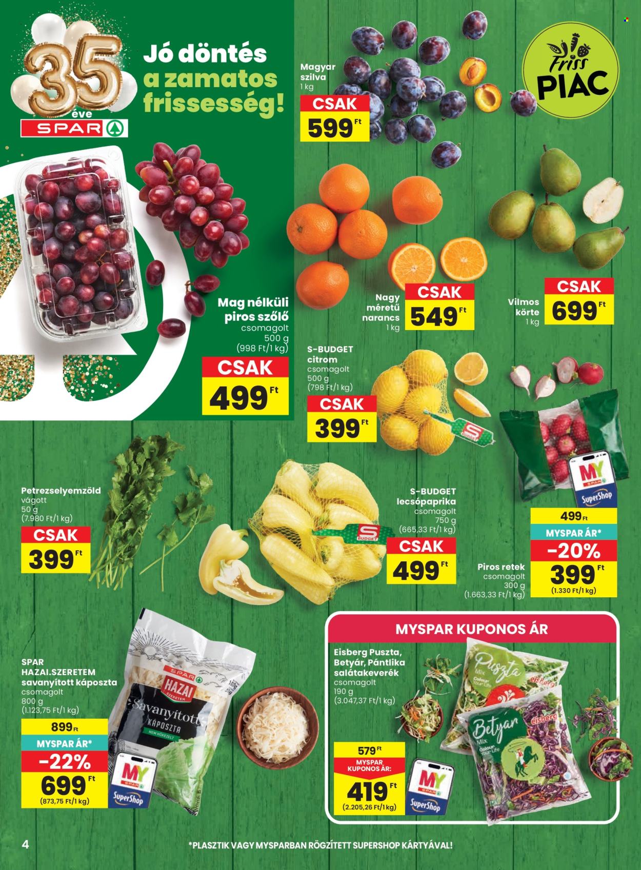 SPAR akciós újságok - 2026.09.17 - 2026.09.23. Oldal 4
