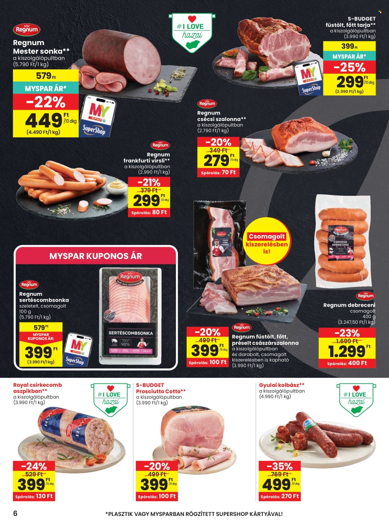 SPAR akciós újságok - 2026.09.17 - 2026.09.23. Oldal 6