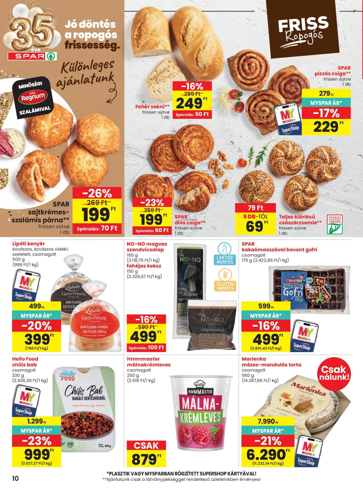 SPAR akciós újságok - 2026.09.17 - 2026.09.23. Oldal 10