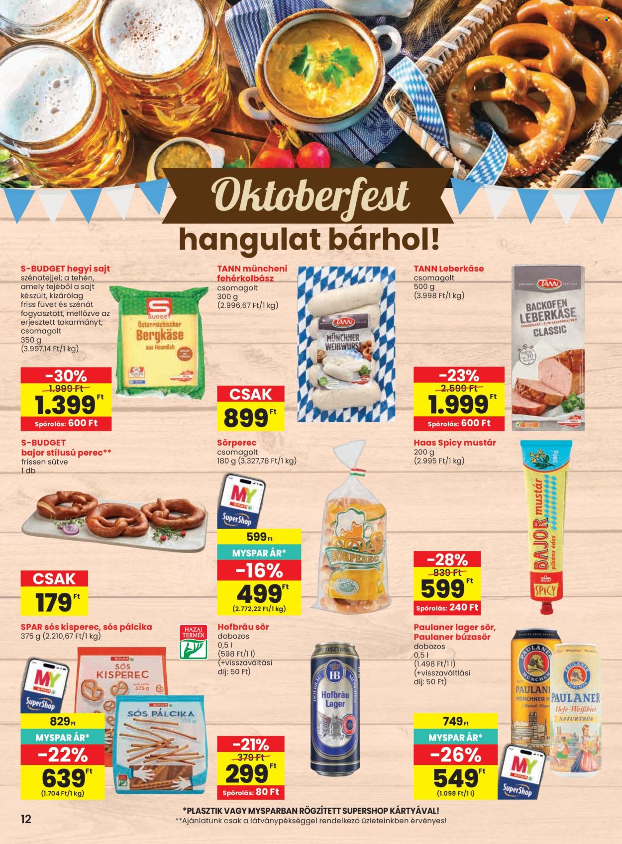 SPAR akciós újságok - 2026.09.17 - 2026.09.23. Oldal 12