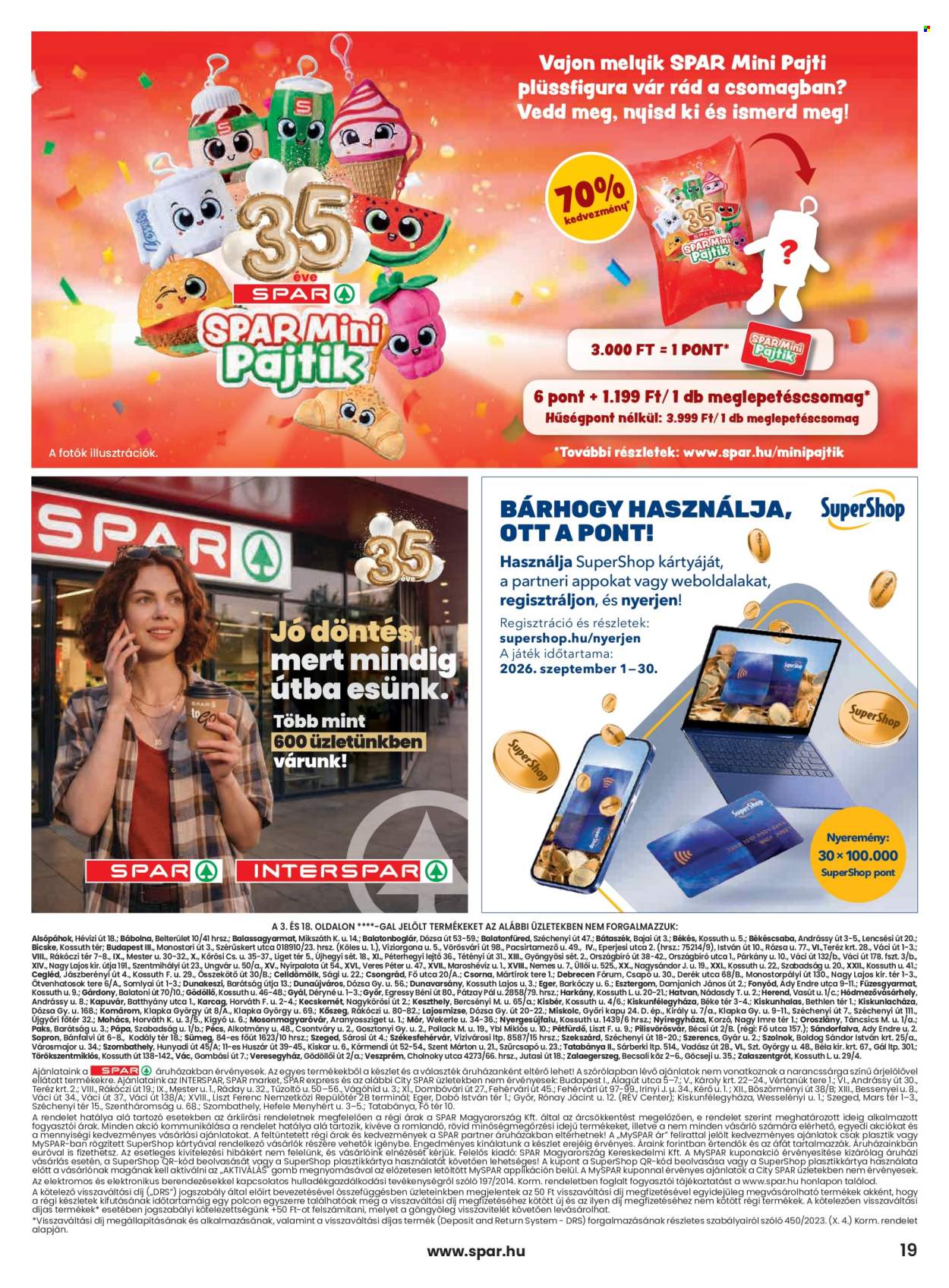 SPAR akciós újságok - 2026.09.17 - 2026.09.23. Oldal 19