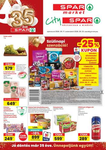 Újság SPAR - 2026.09.17 - 2026.09.23.