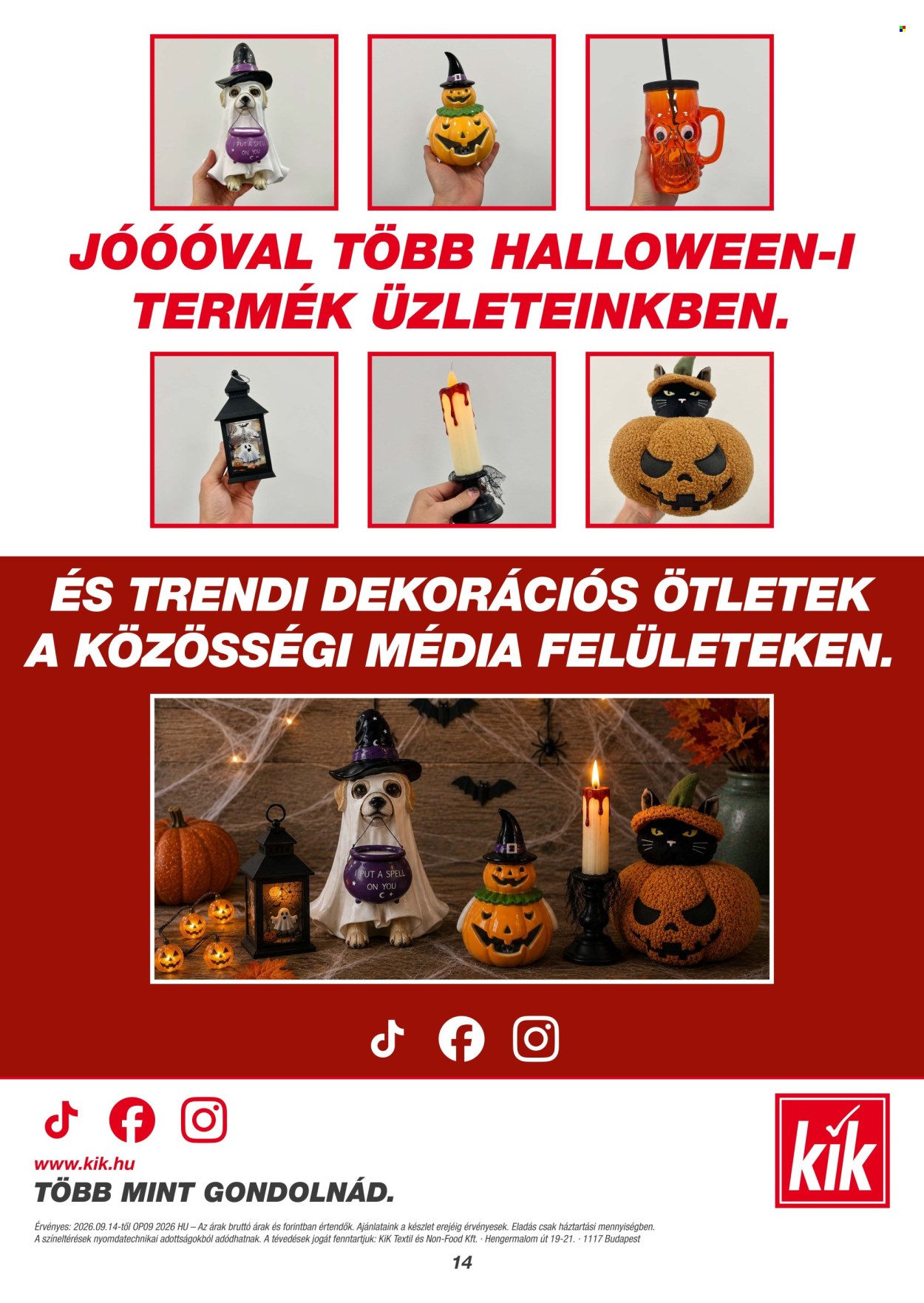 Kik akciós újságok. Oldal 14