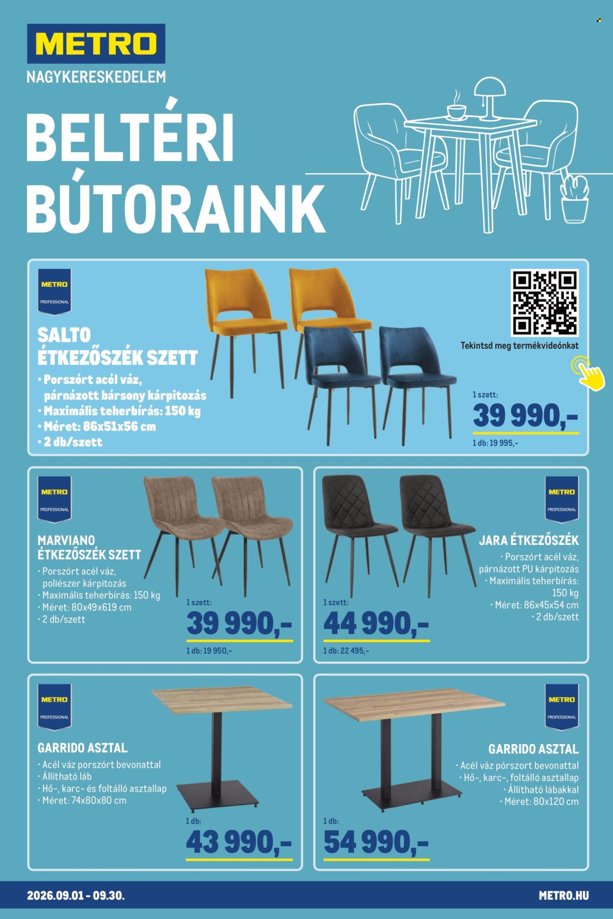 Metro akciós újságok - 2026.09.01 - 2026.09.30. Oldal 1