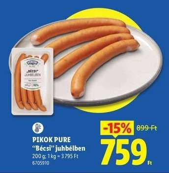 PIKOK PURE 'Bécsi'' juhbélben