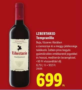 LIBERTARIO Tempranillo