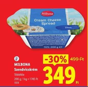 MILBONA Szendvicskrém
