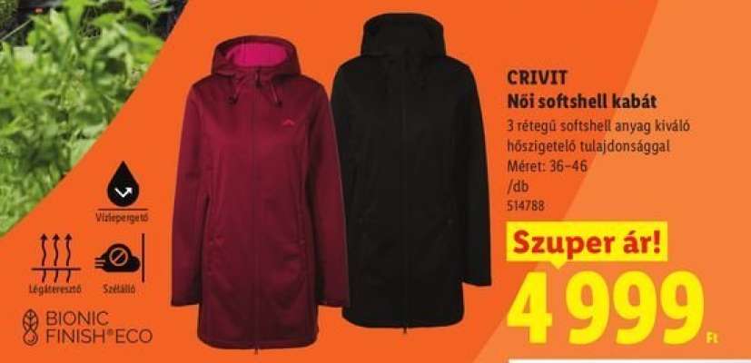 Crivit Női softshell kabát