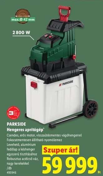 PARKSIDE Hengeres aprítógép