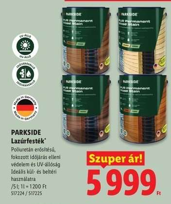 PARKSIDE Lazúrfesték
