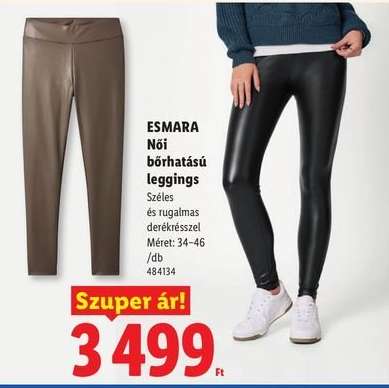 Esmara Női bőrhatású leggings