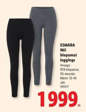 esmara Női biopamut leggings