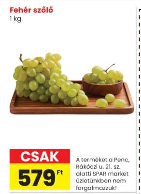 Fehér szőlő