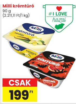 MILLI﻿﻿ Krémtúró