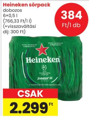 Heineken sörpack