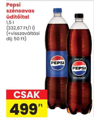 Pepsi szénsavas üdítőital