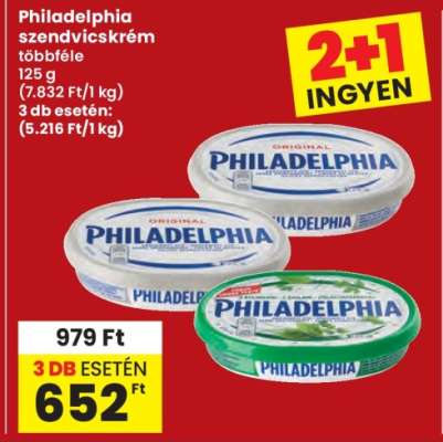 Philadelphia szendvicskrém